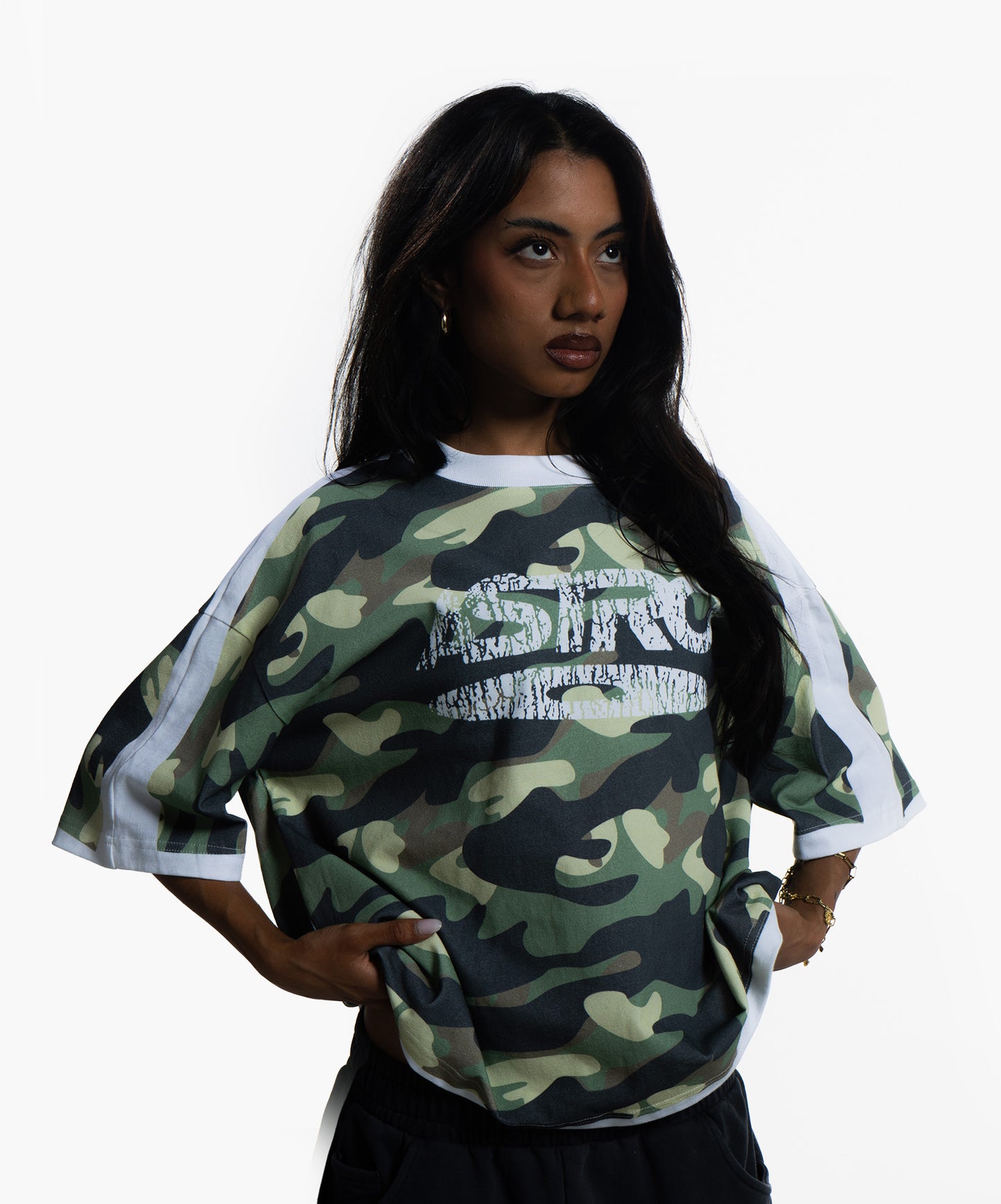 CAMO WHITE TEE