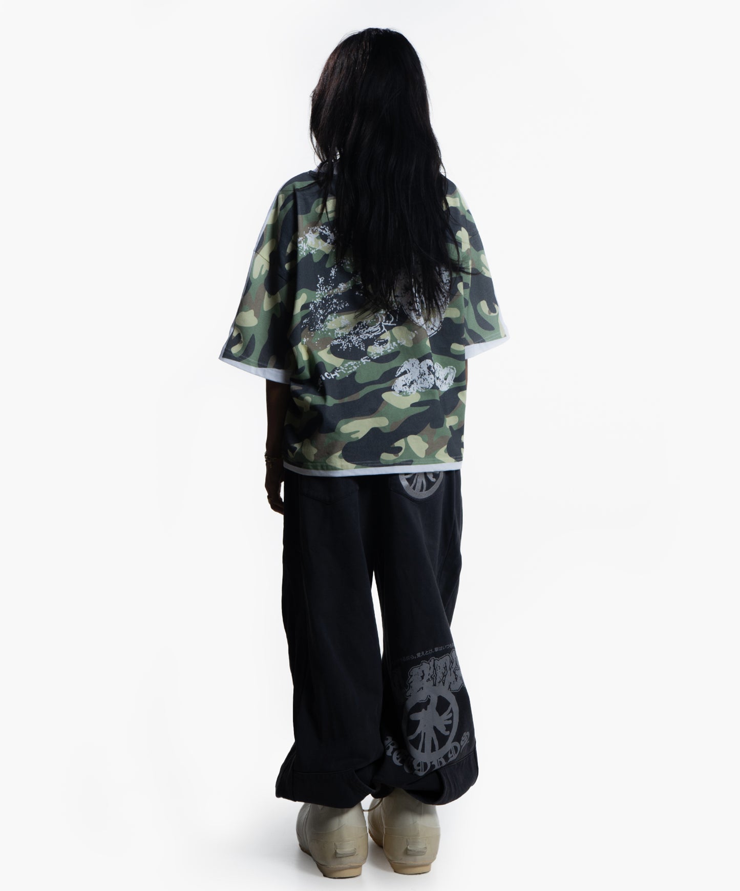 CAMO WHITE TEE
