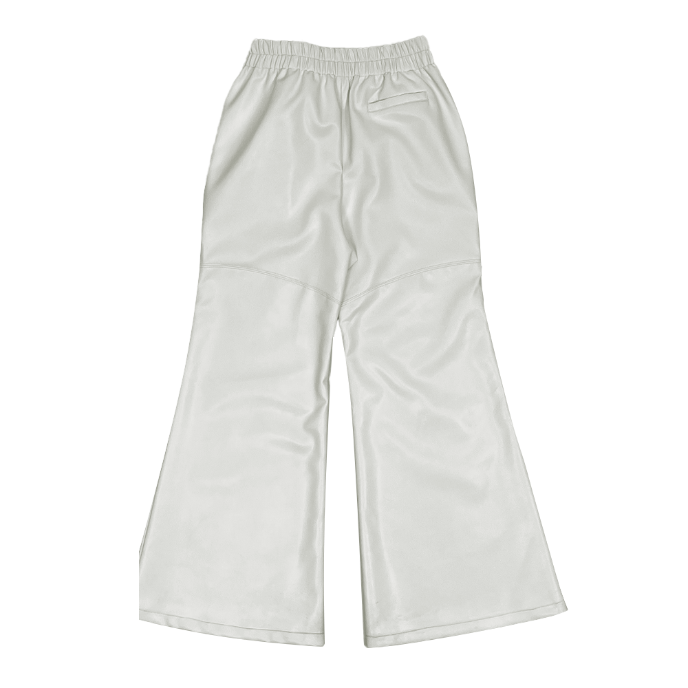 Leather Flared Pants