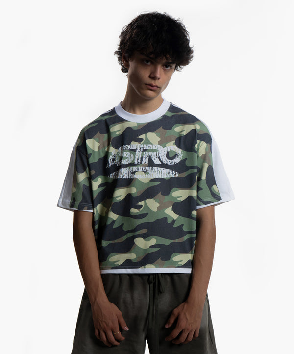 CAMO WHITE TEE