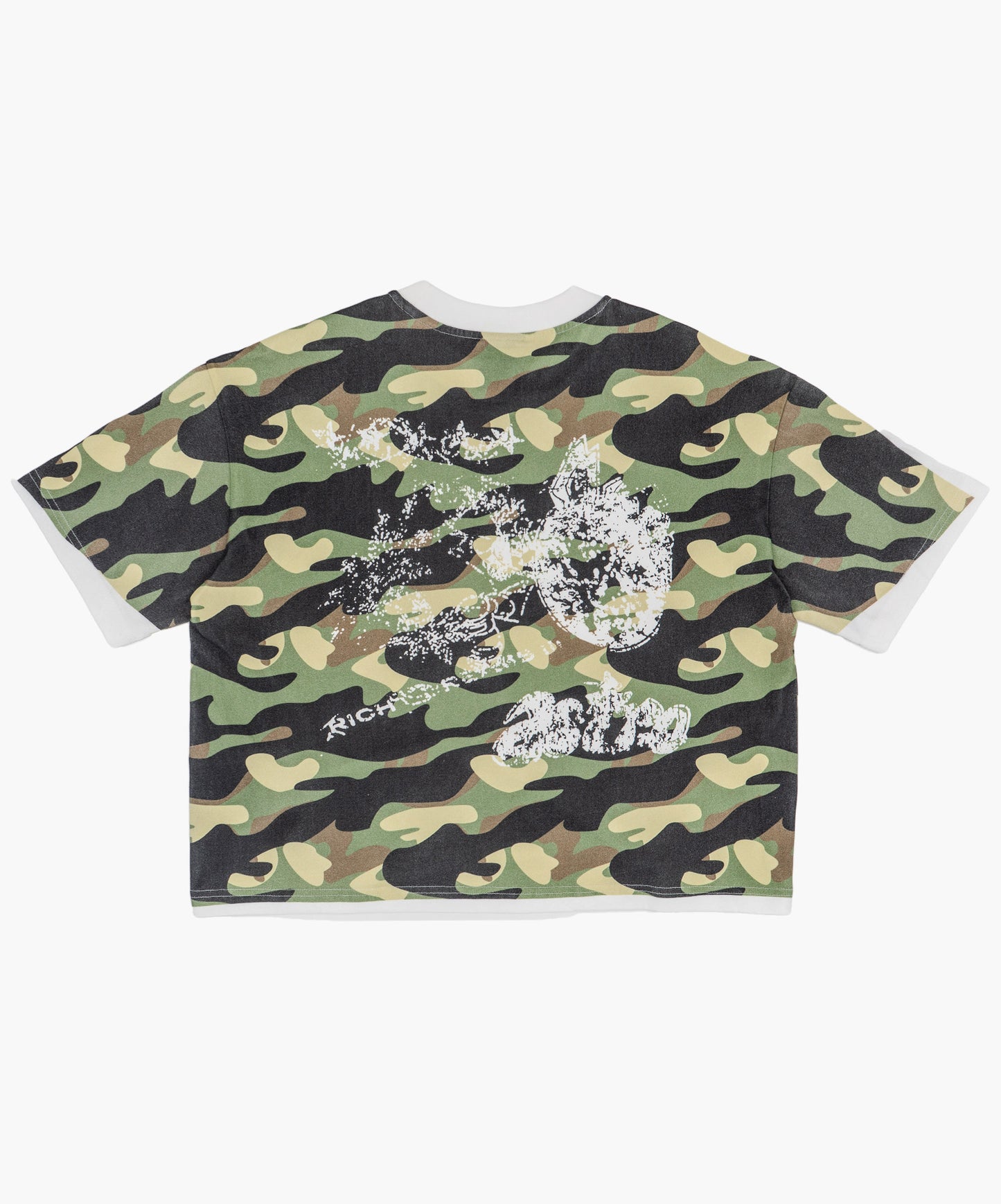 CAMO WHITE TEE