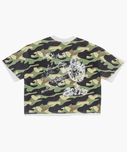 CAMO WHITE TEE